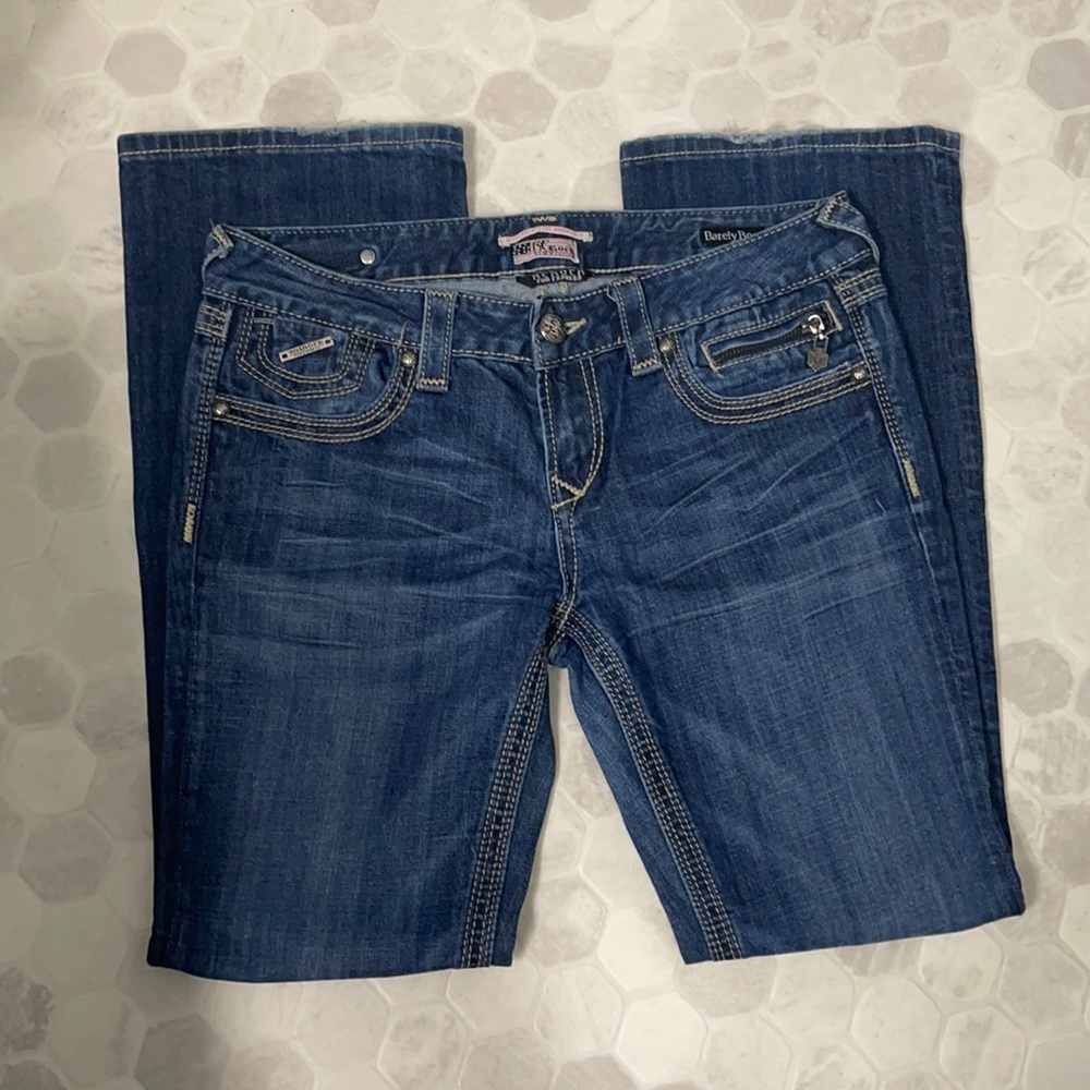 Express ReRock Barely Boot Jeans